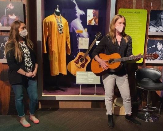 candace and julia working in museum.JPG